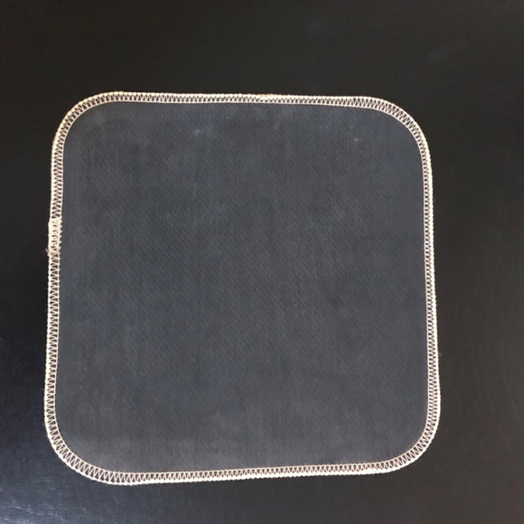 Floral mouse pad New 8x8 inches black and tan - Picture 2 of 2